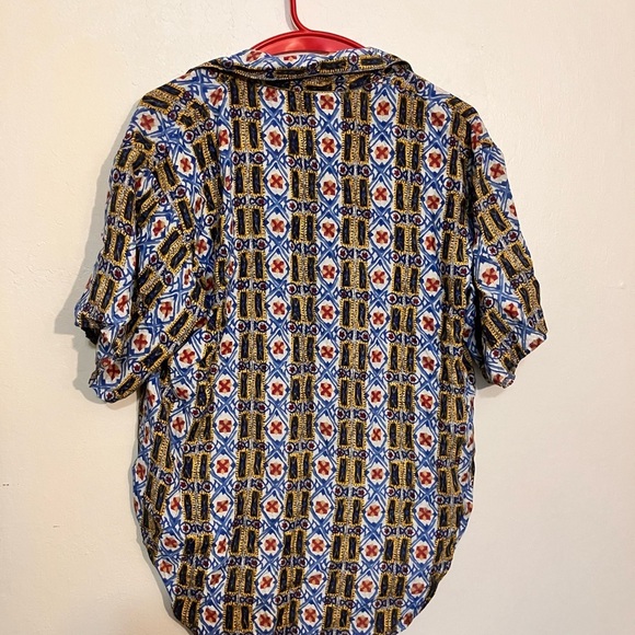 Vintage made in England Miss Selfridge Limited Edition rayon button front camp S - Picture 4 of 8